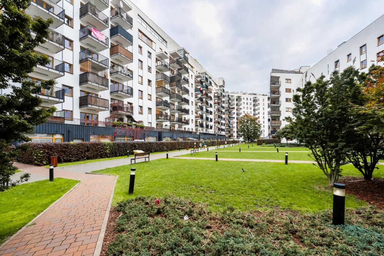 Wola Sunset Apartment Free Parking Warschau Buitenkant foto